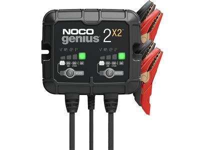 NOCO GENIUS2X2 6V 12V 4A (2 X 2A BANK) BATTERY CHARGER