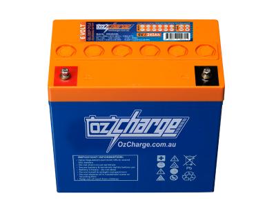 Oz Charge 6V 245Ah GEL Deep Cycle Battery (T125-size)