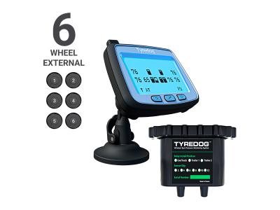 6 Wheel Heavy Duty Tyre Pressure & Temperature Monitor (TYREDOG TPMS)