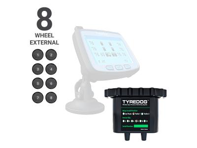 8 Wheel Trailer Kit (TYREDOG TPMS) - No Monitor included in this kit