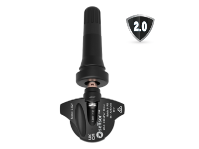Snap-In Z Sensor 2.0 - Rubber Valve (Black) Dual Band 315/433Mhz